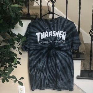 Tye Dye Thrasher shirt (blue and black)